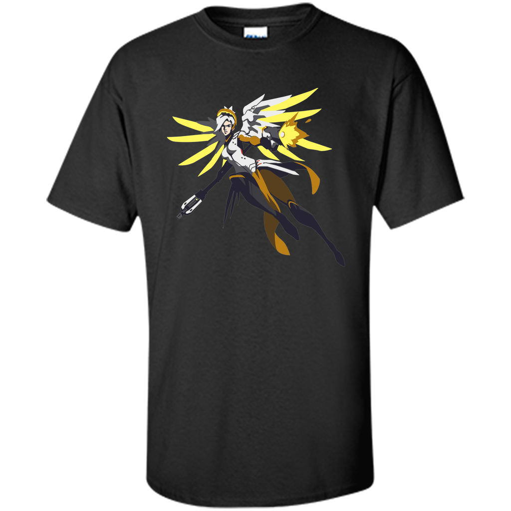 Overwatch Mercy Battle Ready Spray Tee Shirt