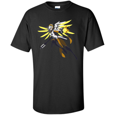 Overwatch Mercy Battle Ready Spray Tee Shirt