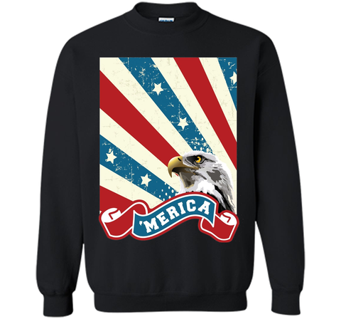 USA America Bald Eagle Shirt - Fourth of July 'Merica Tee