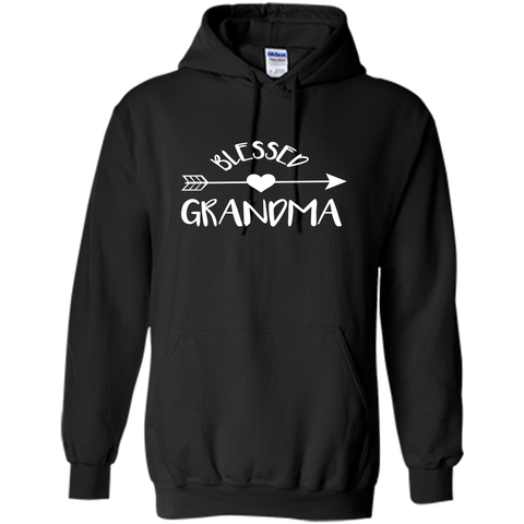 Blessed Grandma Shirt, Cute Tribal Arrow and Heart Gran Gift Promoted To Papa Shirt Grandpa Announcement T-Shirt