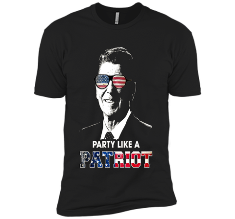 Party Shirt Like A Patriot Reagan USA Pride vintage