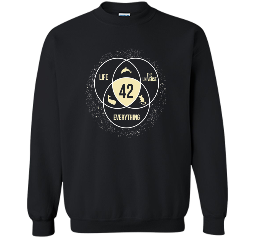 the answer to life universe and everything t-shirt