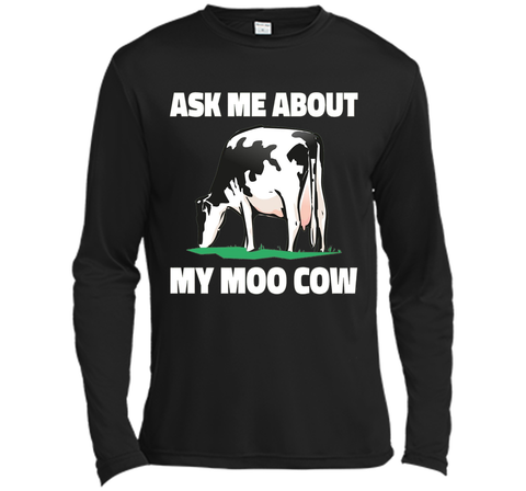 Ask Me About My Moo Cow T Shirt - T-Shirt for Farmers