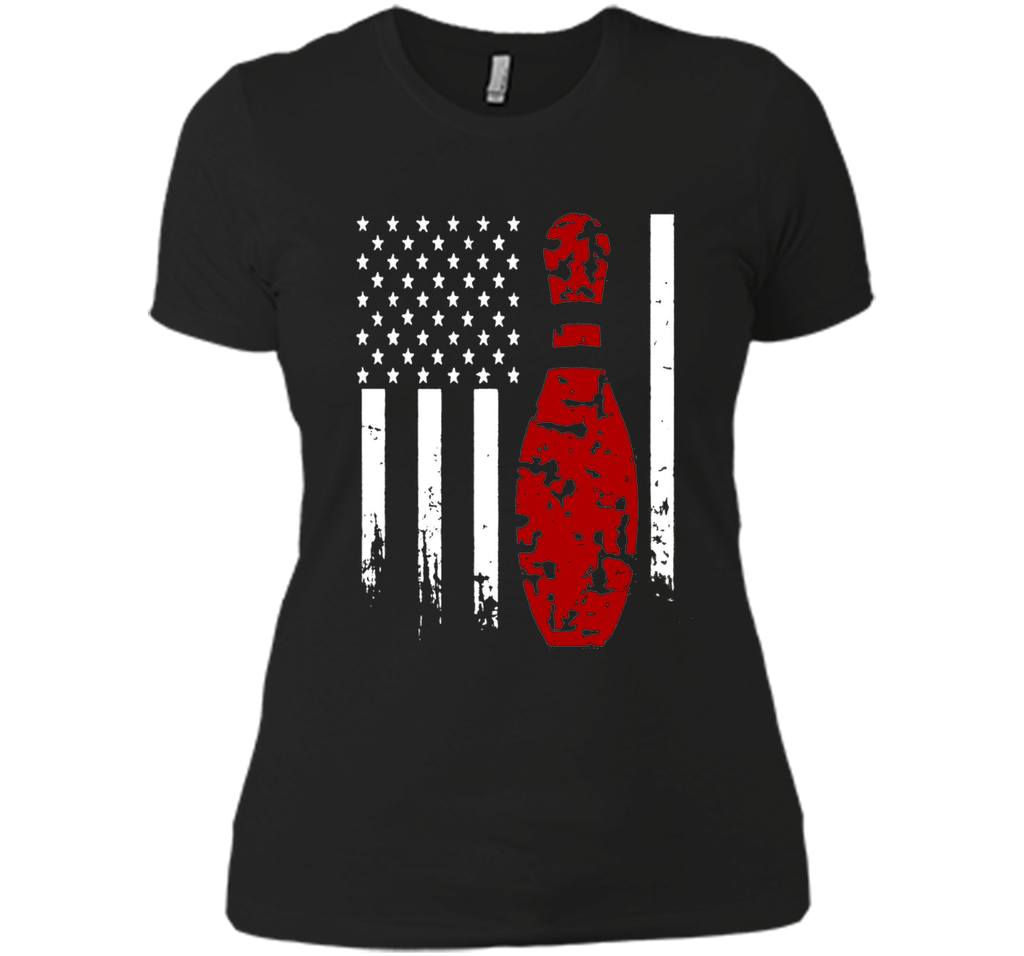 Bowling T Shirts - bowling flag