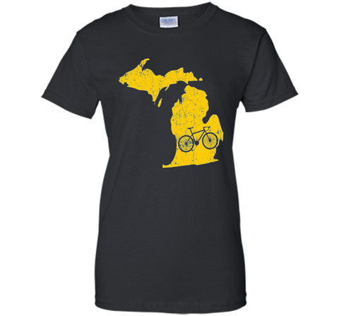 Michigan Home State Bike | Ann Arbor | Cycling Gift & Shirt