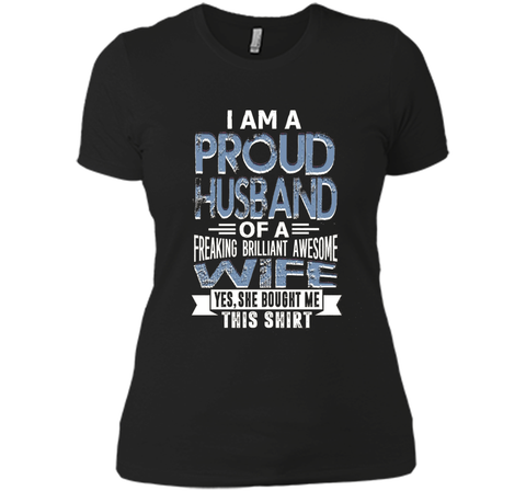 Proud husband of brilliant wife Father Day Best Gift Shirt