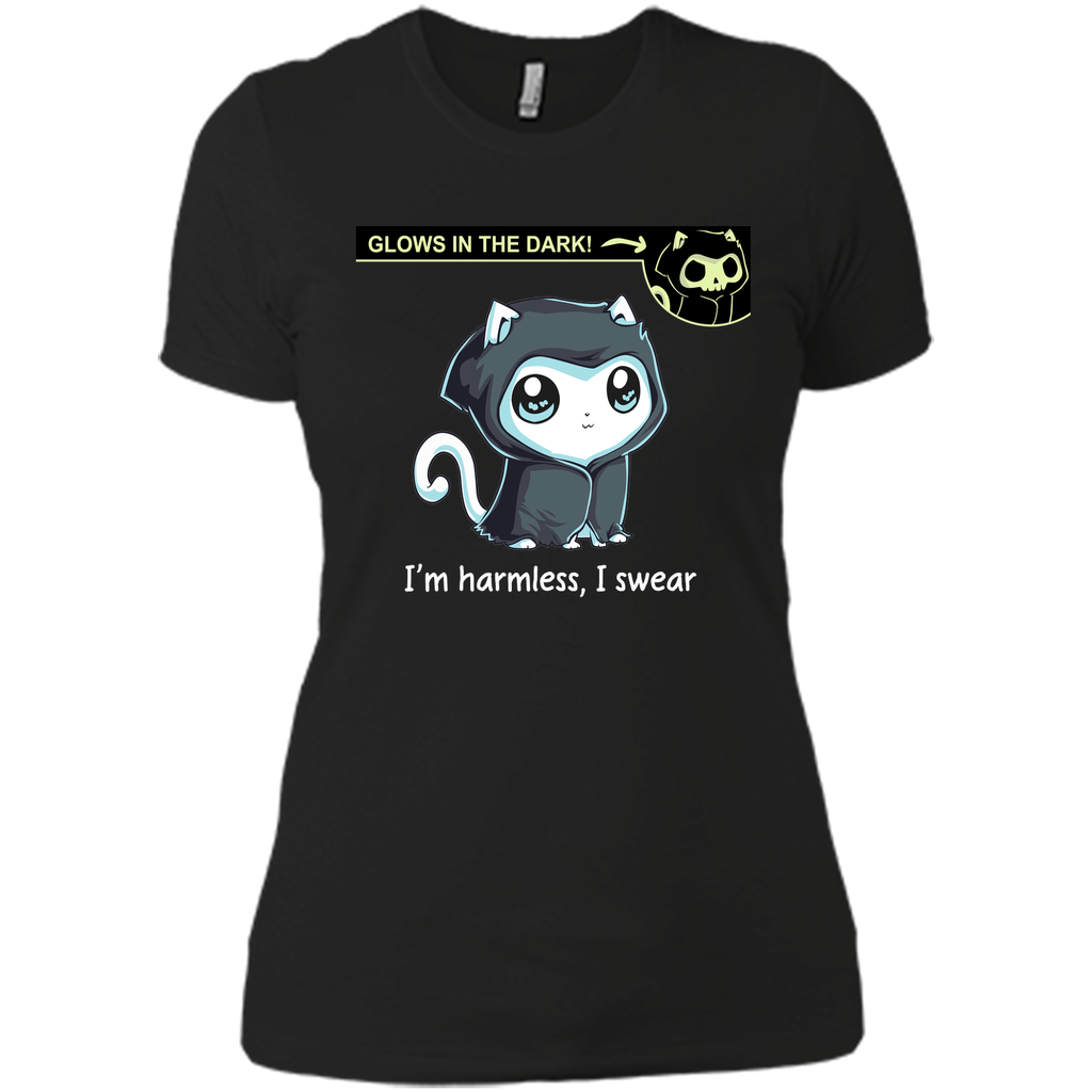 grim kitty, i'm harmless, i wear-lovely cat-lovely animal t shirt
