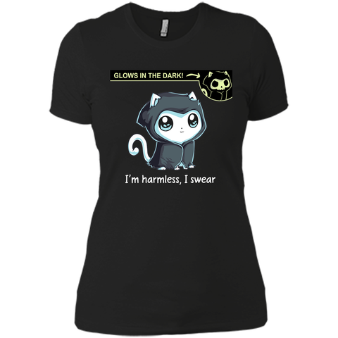 grim kitty, i'm harmless, i wear-lovely cat-lovely animal t shirt