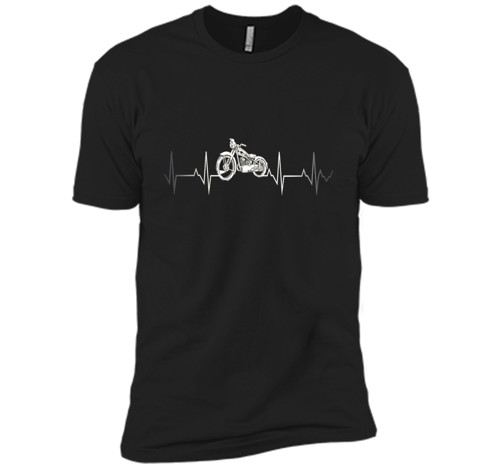 Motorcycle Heartbeat T-Shirt - I love my Motorcycle.