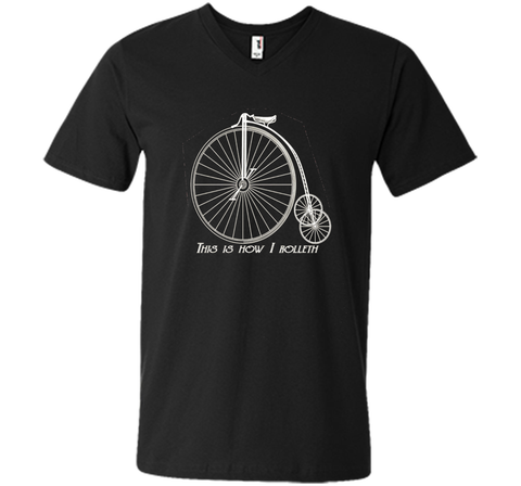 This is How I Rolleth Roll Vintage Tricycle BiCycle T-Shirt