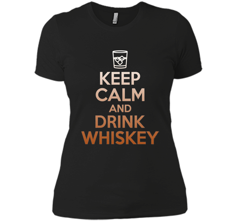 Keep Calm And Drink Whiskey T-Shirt - Funny Scotch Lover Tee