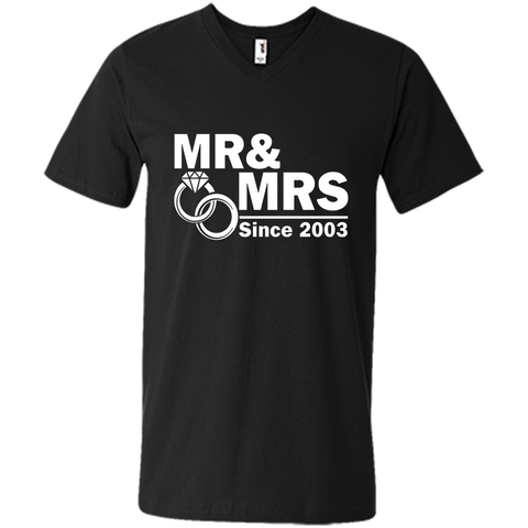 Mr And Mrs Since 2003 T Shirt- 14th Wedding Anniversary