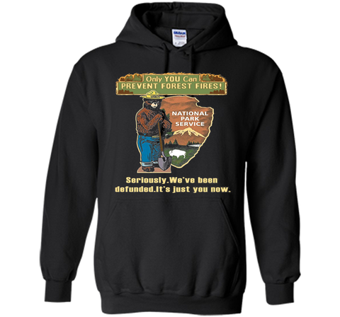 Seriously We've Been Defunded It's Just You Now t-shirt