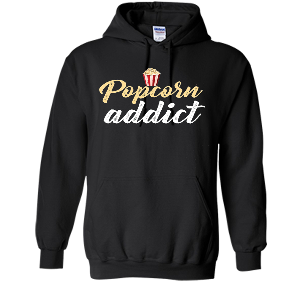 Popcorn Addict Foodie Cravings T-Shirt