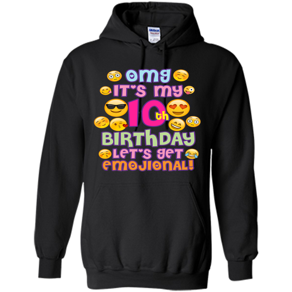 Emoji Shirt For Girls Birthday 10 Ten Year Old Emoji Fun