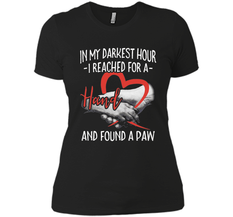I Reached For A Hand Found A Paw T-Shirt