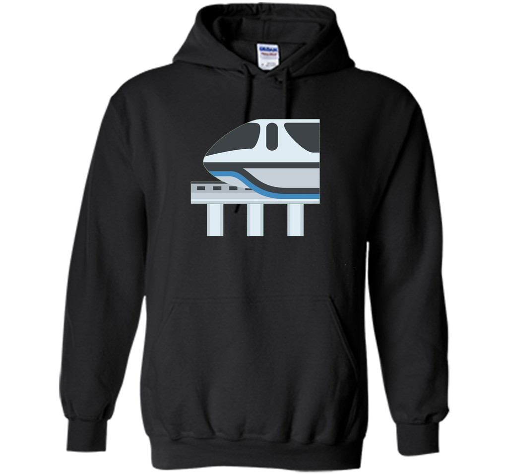 Monorail Emoji T-Shirt Train Ride Track Futuristic Electric