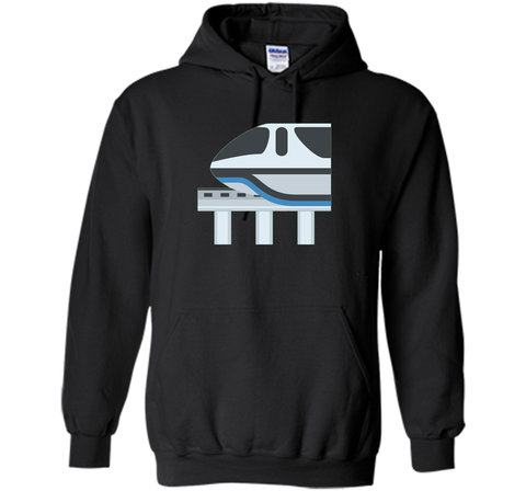 Monorail Emoji T-Shirt Train Ride Track Futuristic Electric