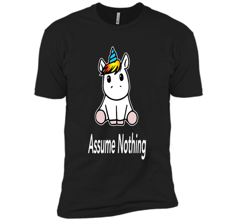 Unicorn Dab Assume Nothing Transgender Pride T-Shirt shirt