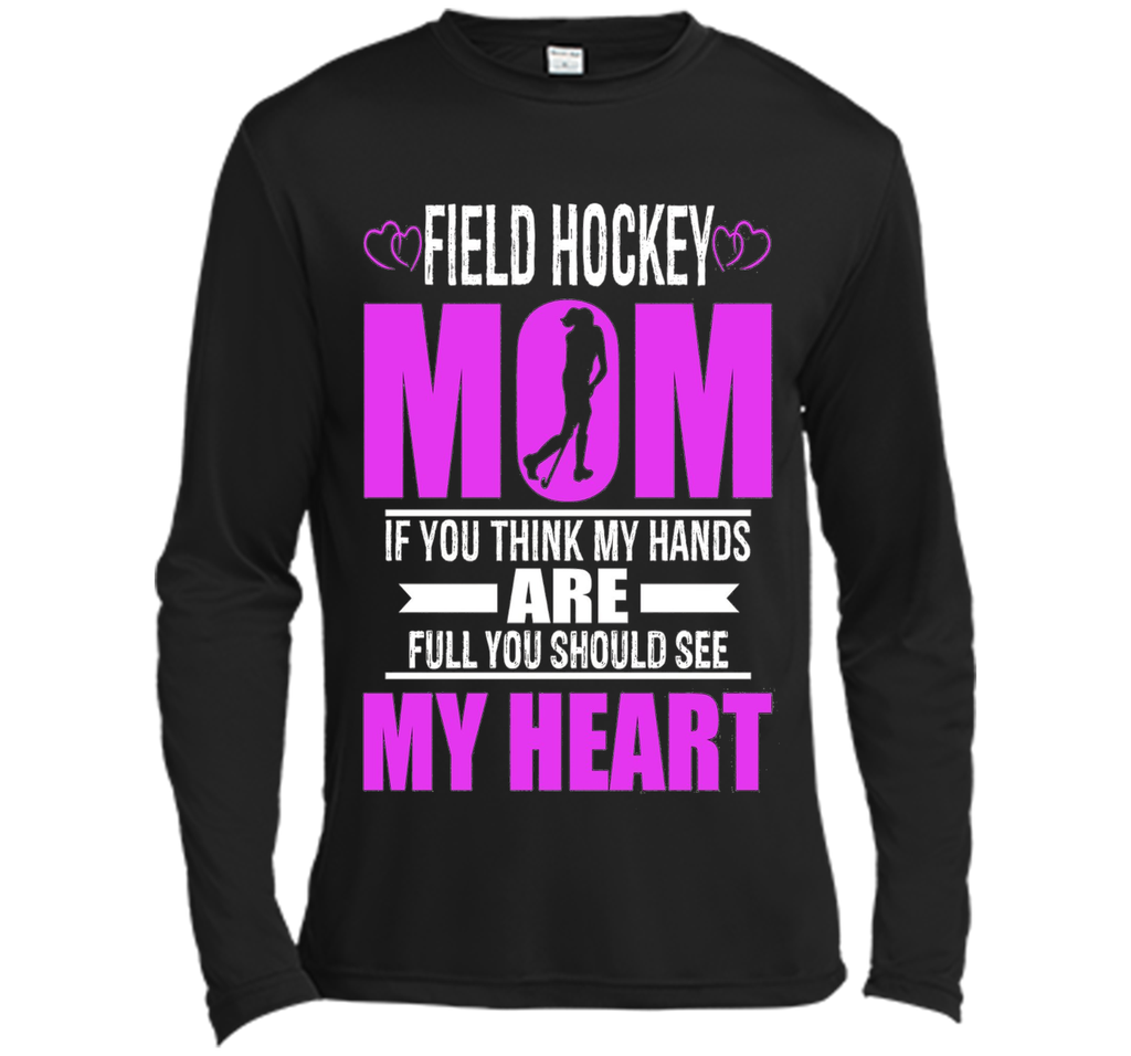 Field Hockey Moms Full Heart Mothers Day T-Shirt