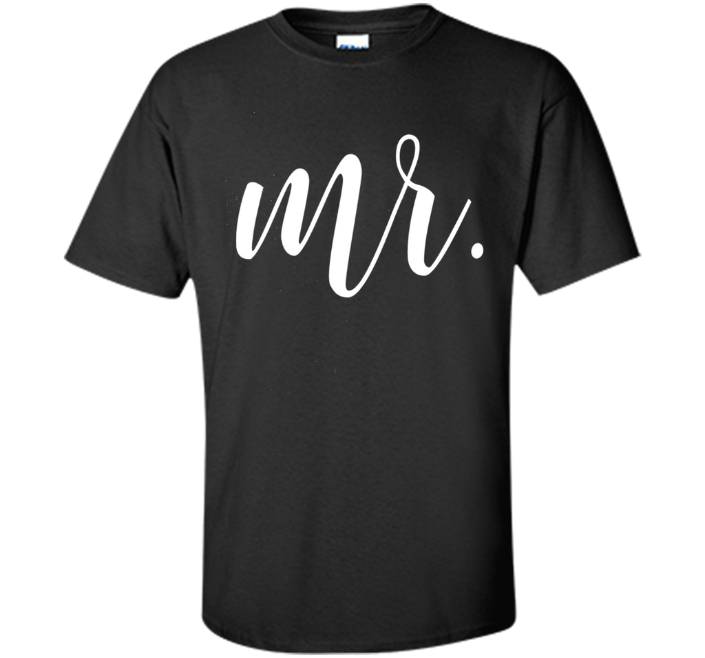 Mens Mr Tshirt. Tee. Shirt. Mrs Tshirt Set. Just Married.
