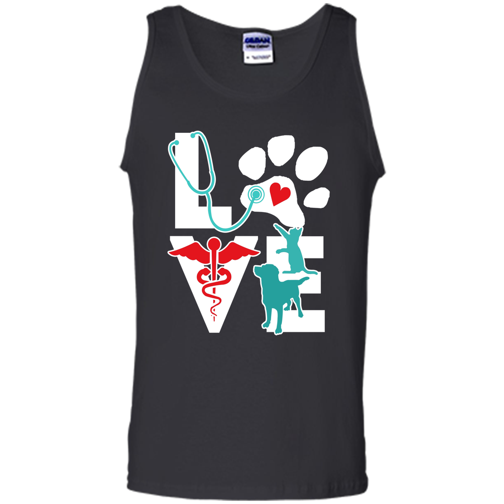 veterinarian love cat and dog veterinary t-shirt