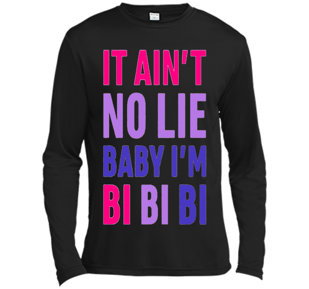 it ain't no lie i'm bi bisexual 2017 rainbow gay pride shirt