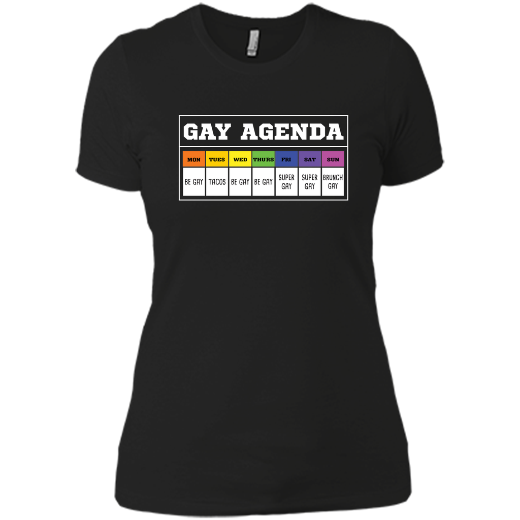 Gay Agenda Funny T Shirt