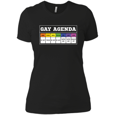 Gay Agenda Funny T Shirt