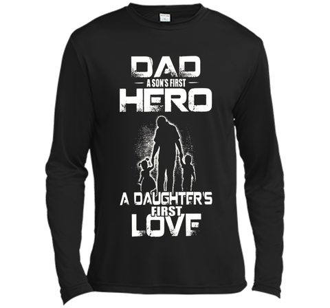 dad and a son first hero a daughter first love mom t shirt