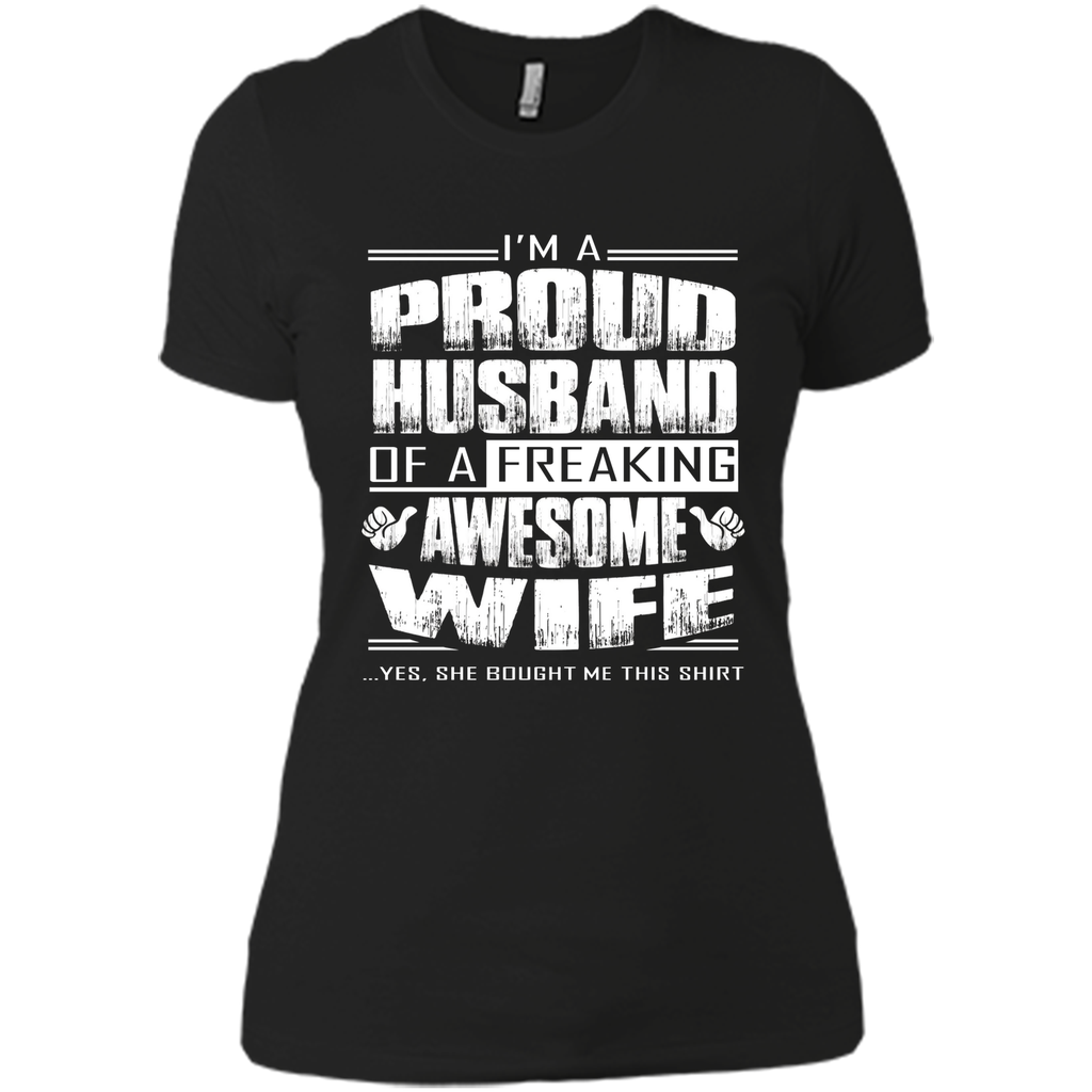I am A Proud Husband Of A Freaking Awesome Wife cool shirt