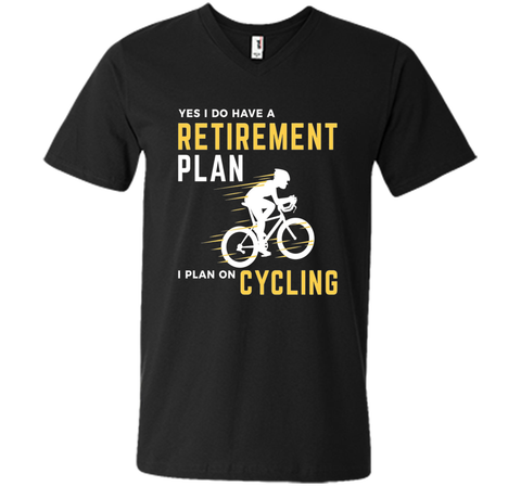 Retirement Plan Funny Bicycle Cycling Humor Graphic T-Shirt