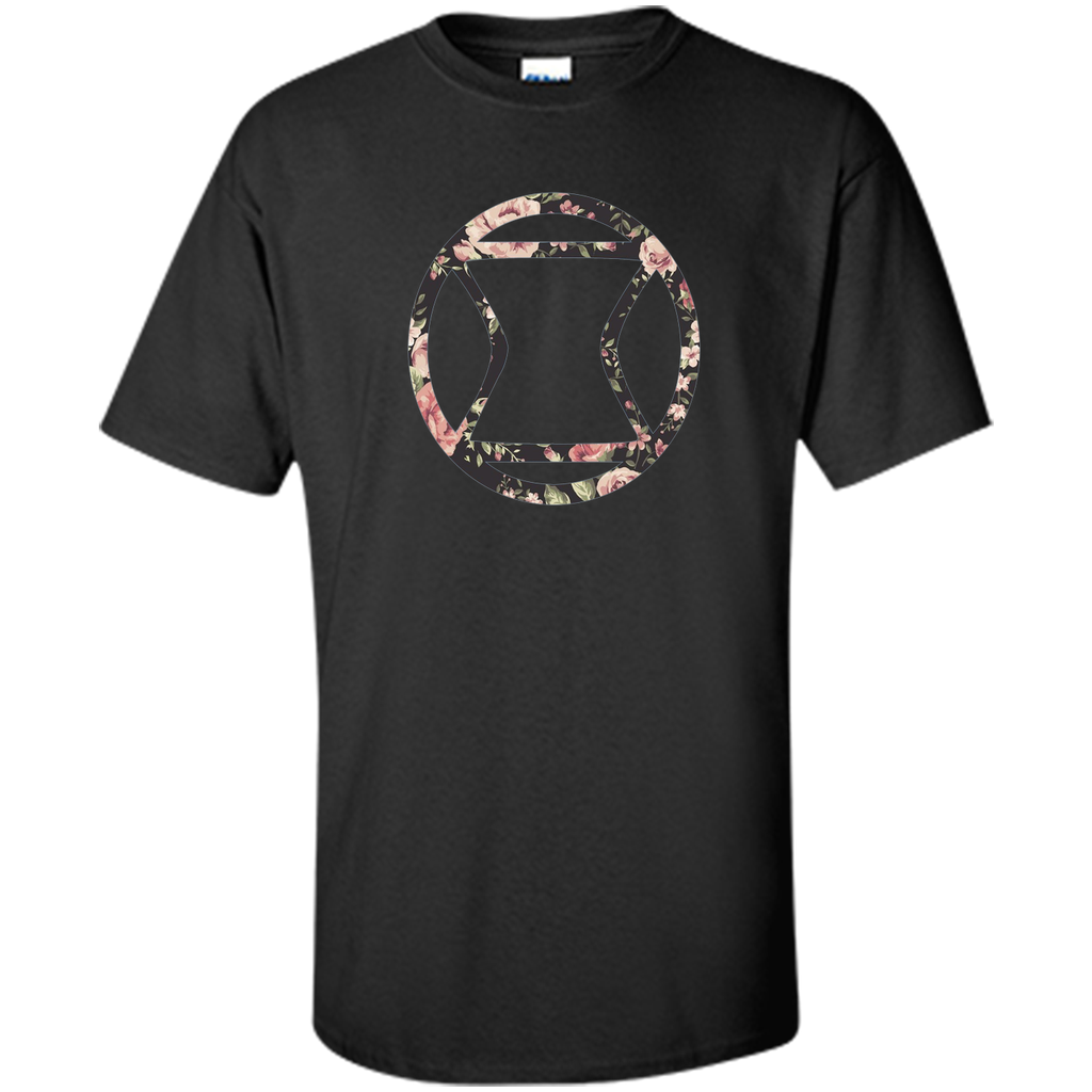 Black Widow Floral Graphic T-Shirt