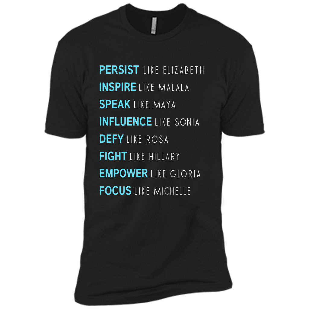 Persist like elizabeth inspire like malala T-shirt