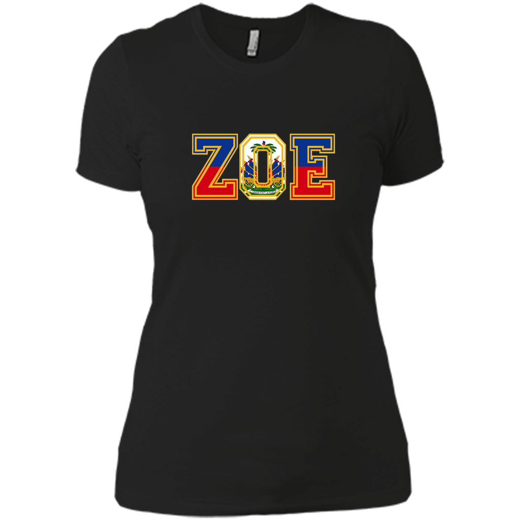 Zoe T-Shirt - Haitian pride for haitian flag day