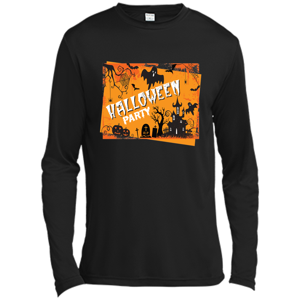 enjoy the halloween party Long Sleeve Moisture Absorbing Shirt