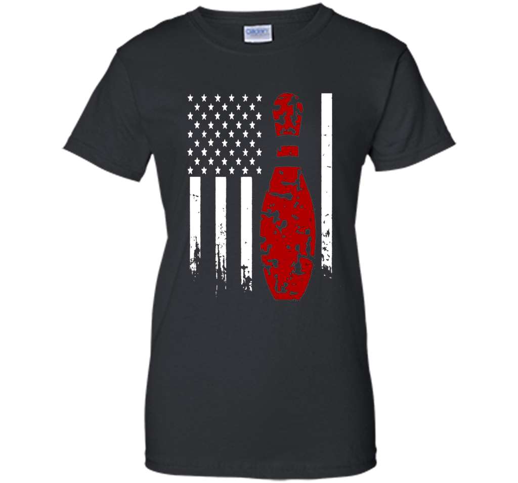 Bowling T Shirts - bowling flag