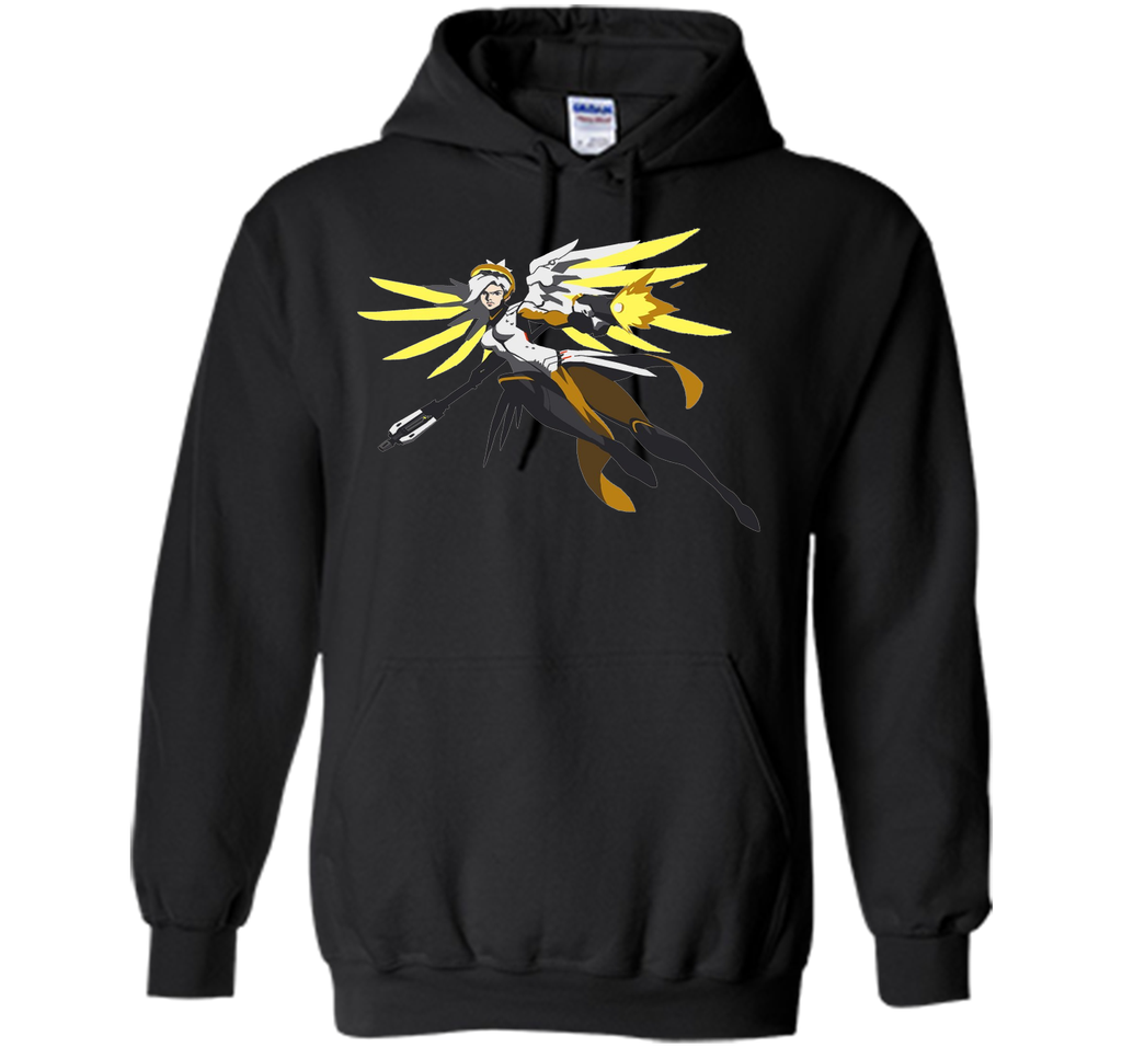 Overwatch Mercy Battle Ready Spray Tee Shirt