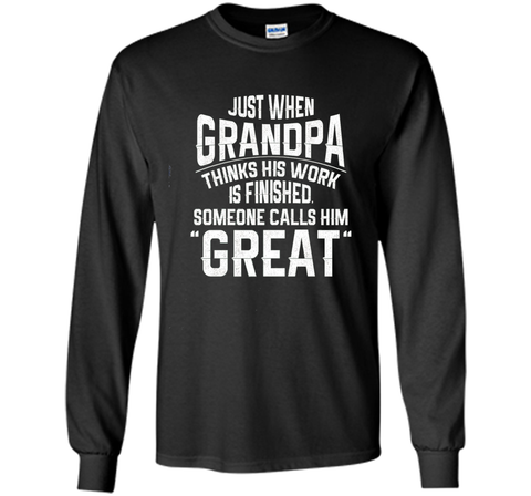 Men's Great Grandpa Family T Shirt