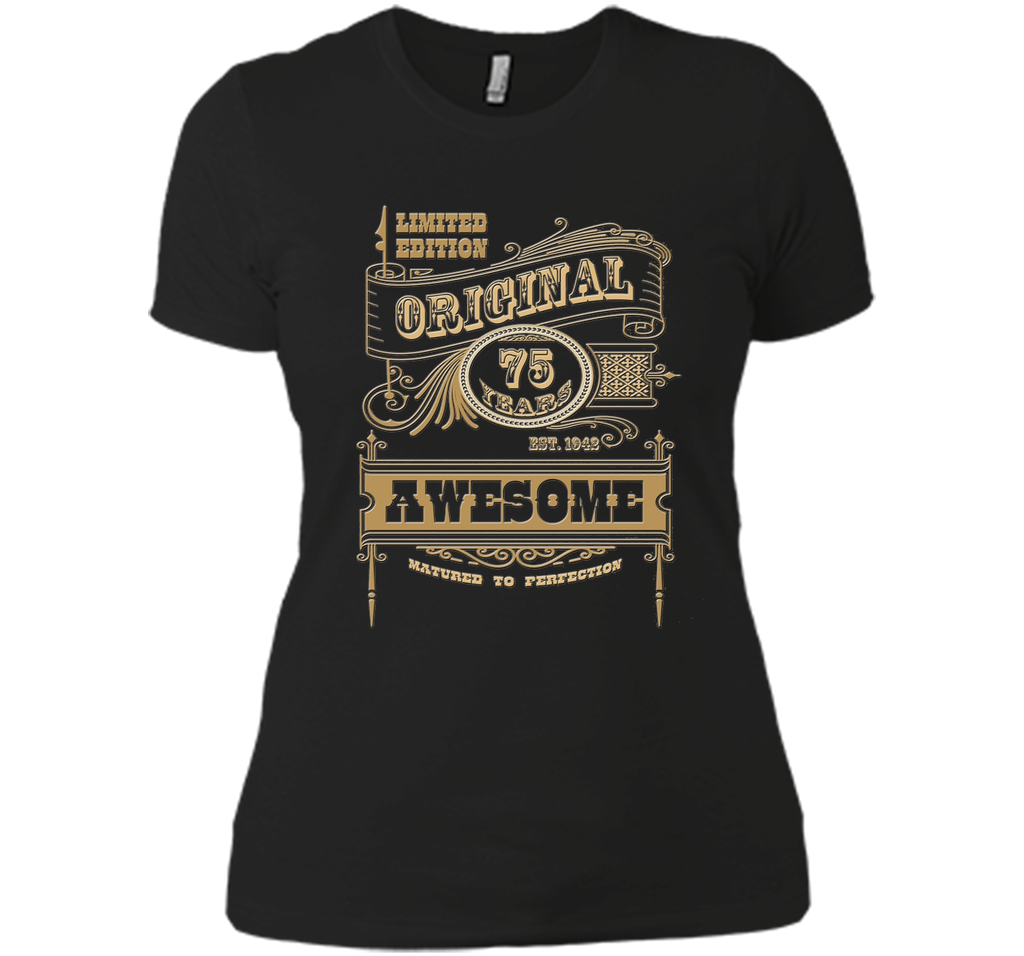 Best 75th Birthday Made in 1942 Awesome T-Shirt Gift Idea