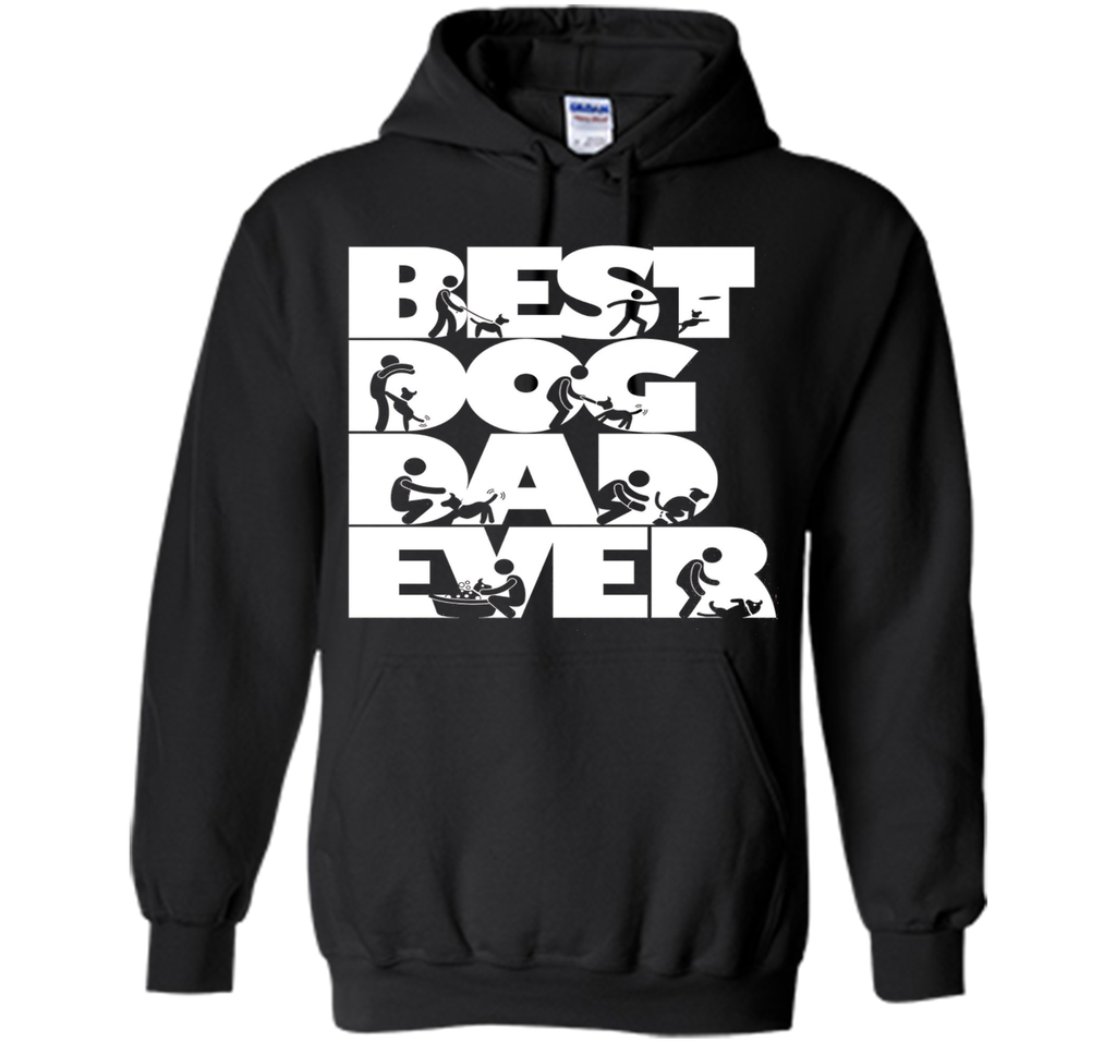 Men's Men's Funny Best Dog Dad Ever T-shirt Dog Lovers
