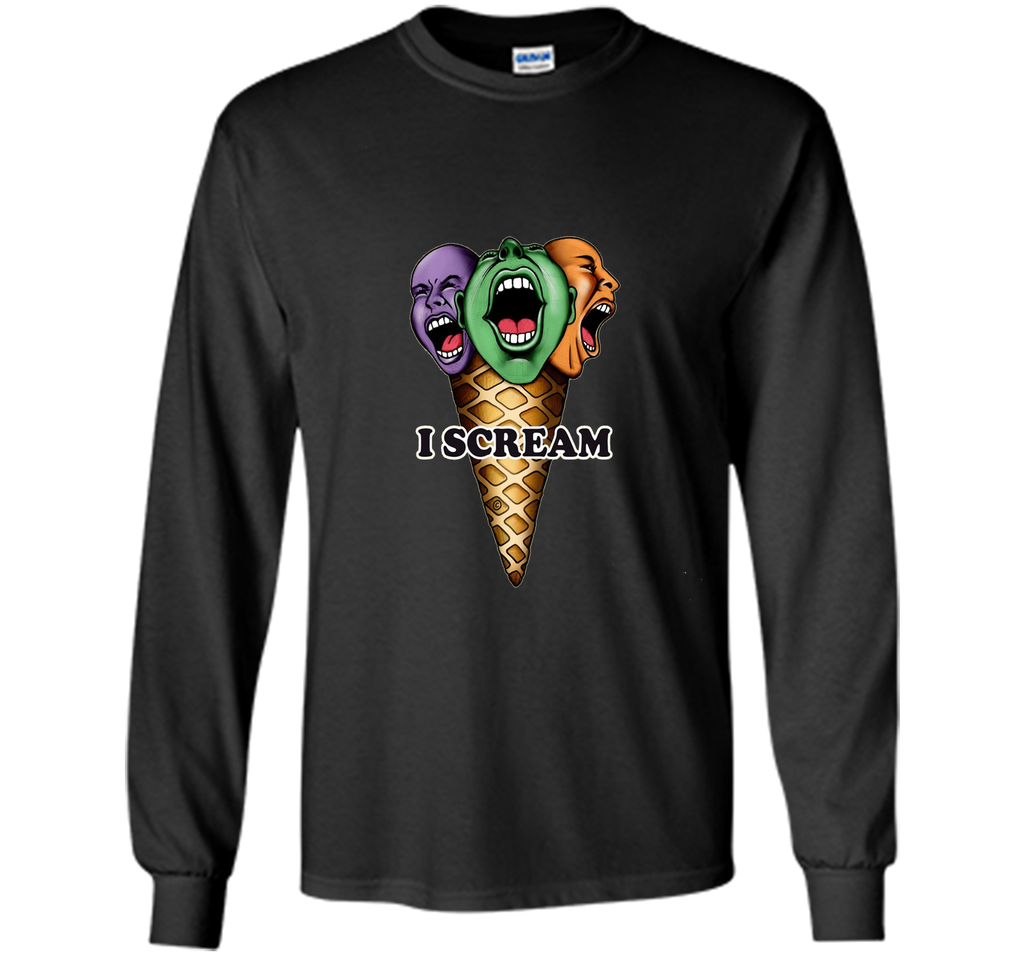 Mens TalArtee screaming icecream Illustration T-Shirt (Men)