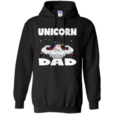 Unicorn Dad Vintage Retro Dad's Unicorns Love T-Shirt