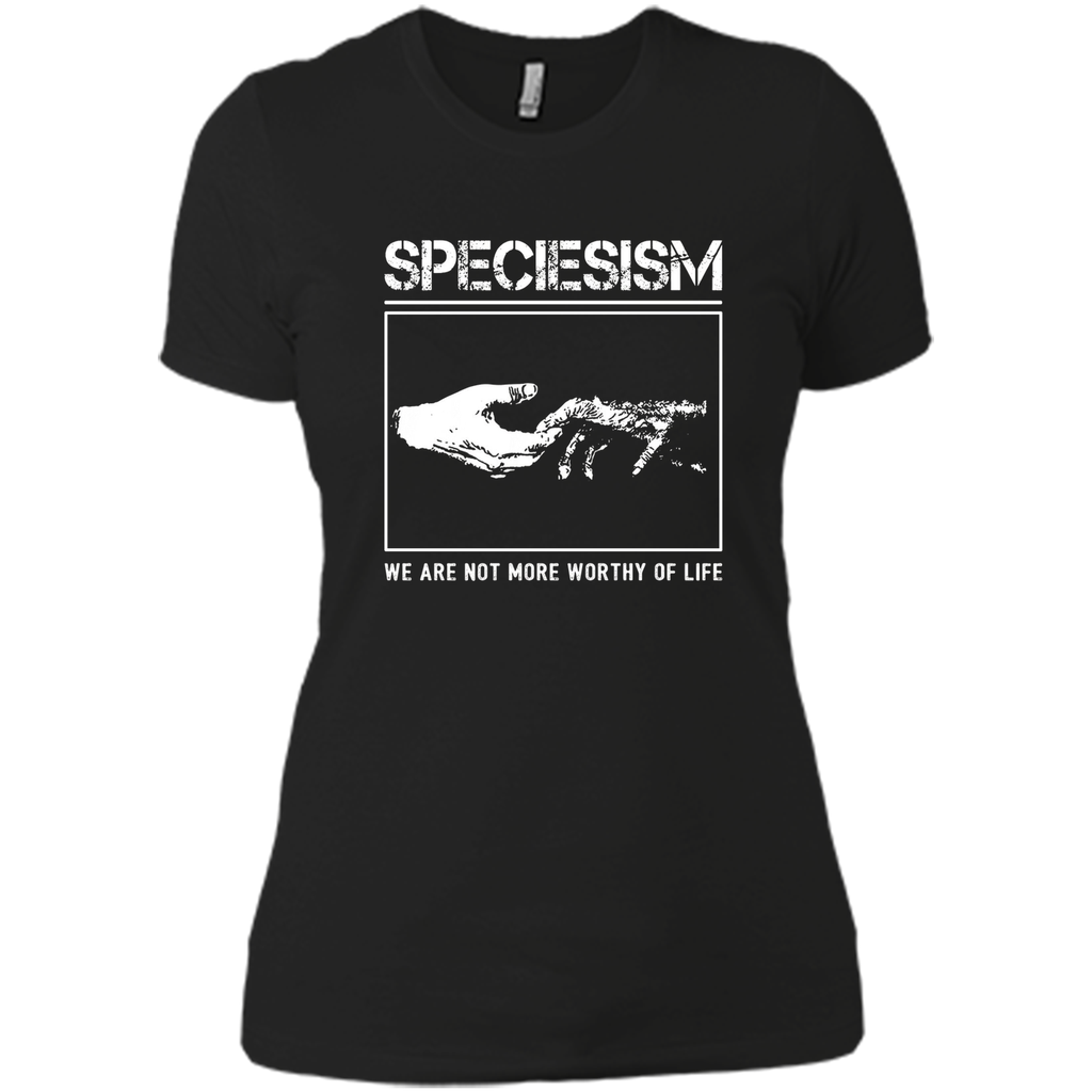 SPECIESISM vegan animal rights t- shirt