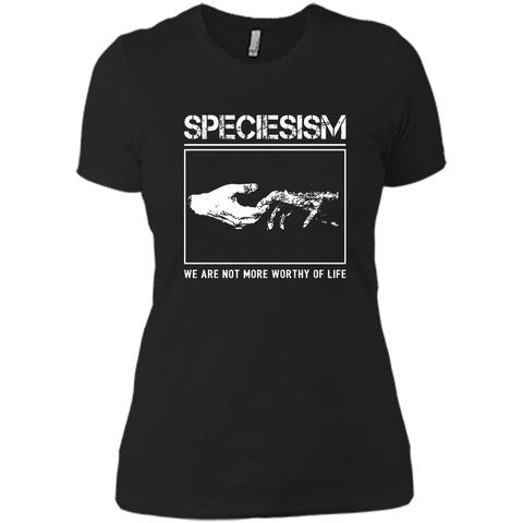 SPECIESISM vegan animal rights t- shirt