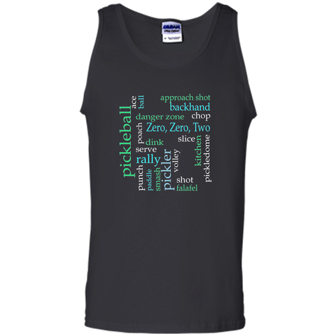 Pickleball Jargon Words t-shirt for Pickler