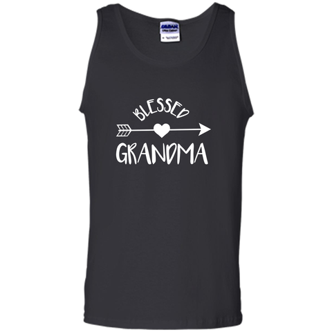 Blessed Grandma Shirt, Cute Tribal Arrow and Heart Gran Gift Promoted To Papa Shirt Grandpa Announcement T-Shirt