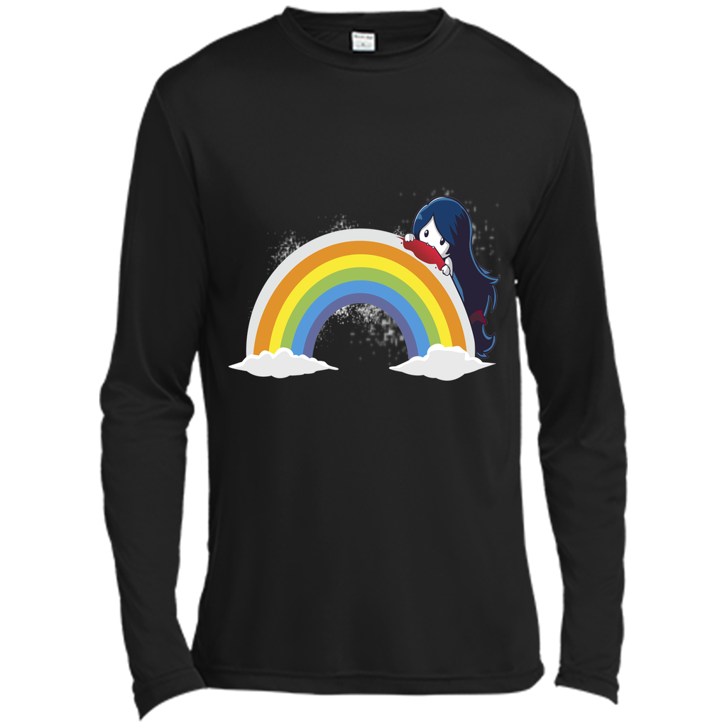 marceline-rainbown and girl