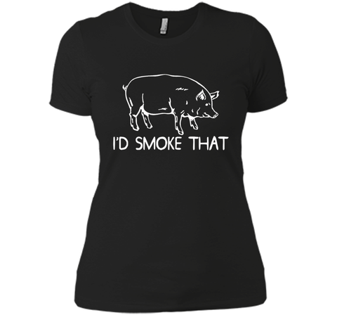 I'd Smoke That Pig BBQ T-Shirt