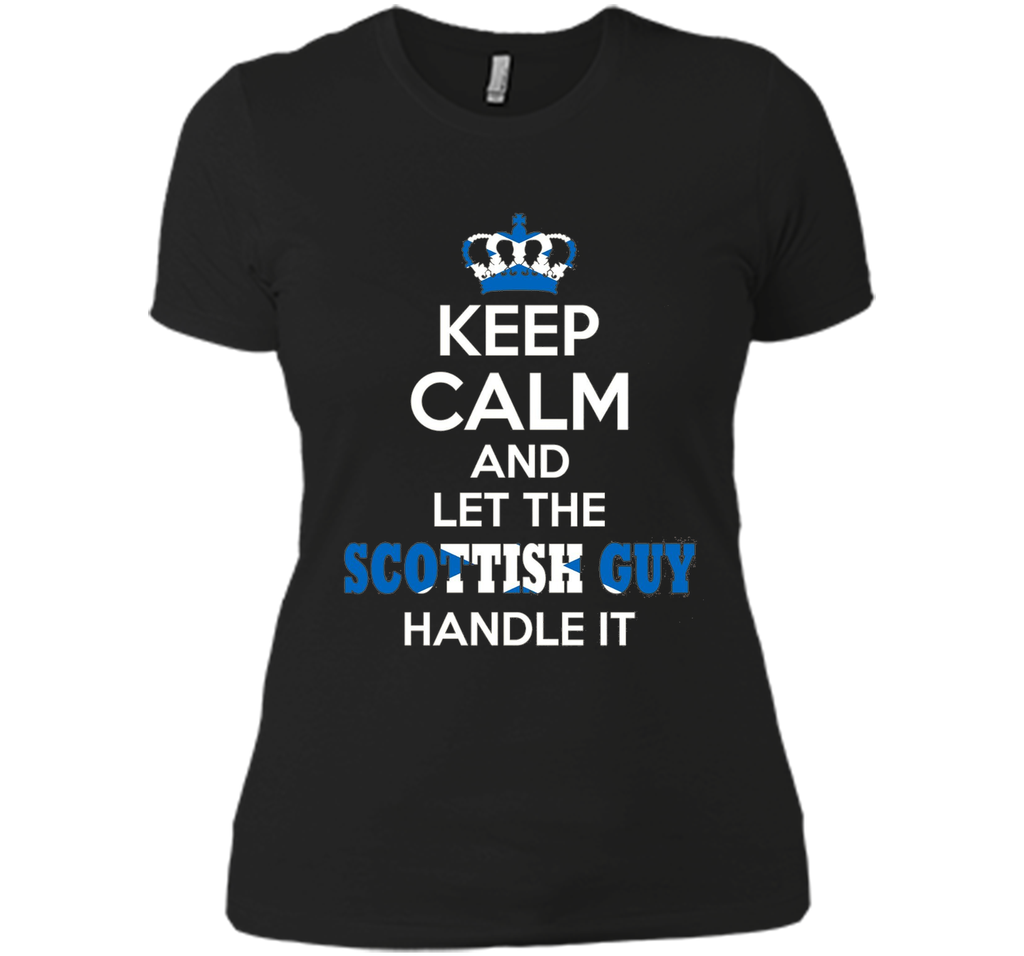 Cool Shirts For Men/Boys. Keep Calm Scottish Guy. Great Gift